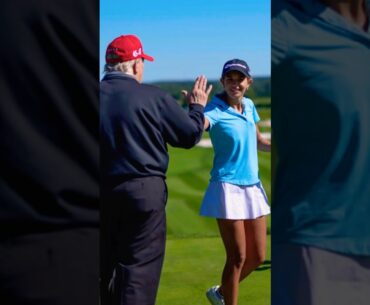Kai Trump & Grandpa 👴 🏌️‍♀️⛳️