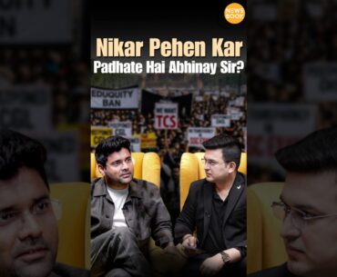 Teaching Style of Abhinay Sir ! | Shubhankar Mishra