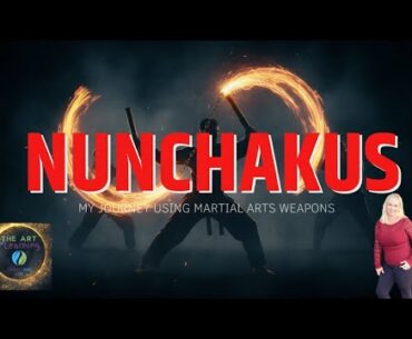 Double Nunchaku with Master Kim - Demonstrating chuck spins & strikes form style  #nunchakutraining