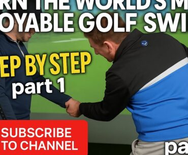 LEARNING THE GOLF SWING FROM START TO FINISH | Part 1  The Set Up