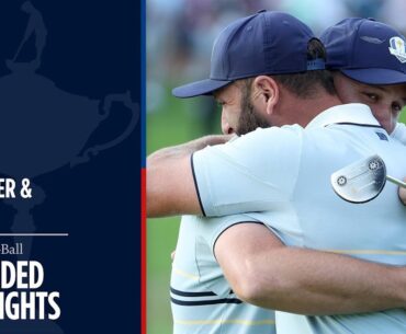 Rahm/Straka vs Scheffler/Spaun Extended Highlights | Friday Four-Ball | 2025 Ryder Cup