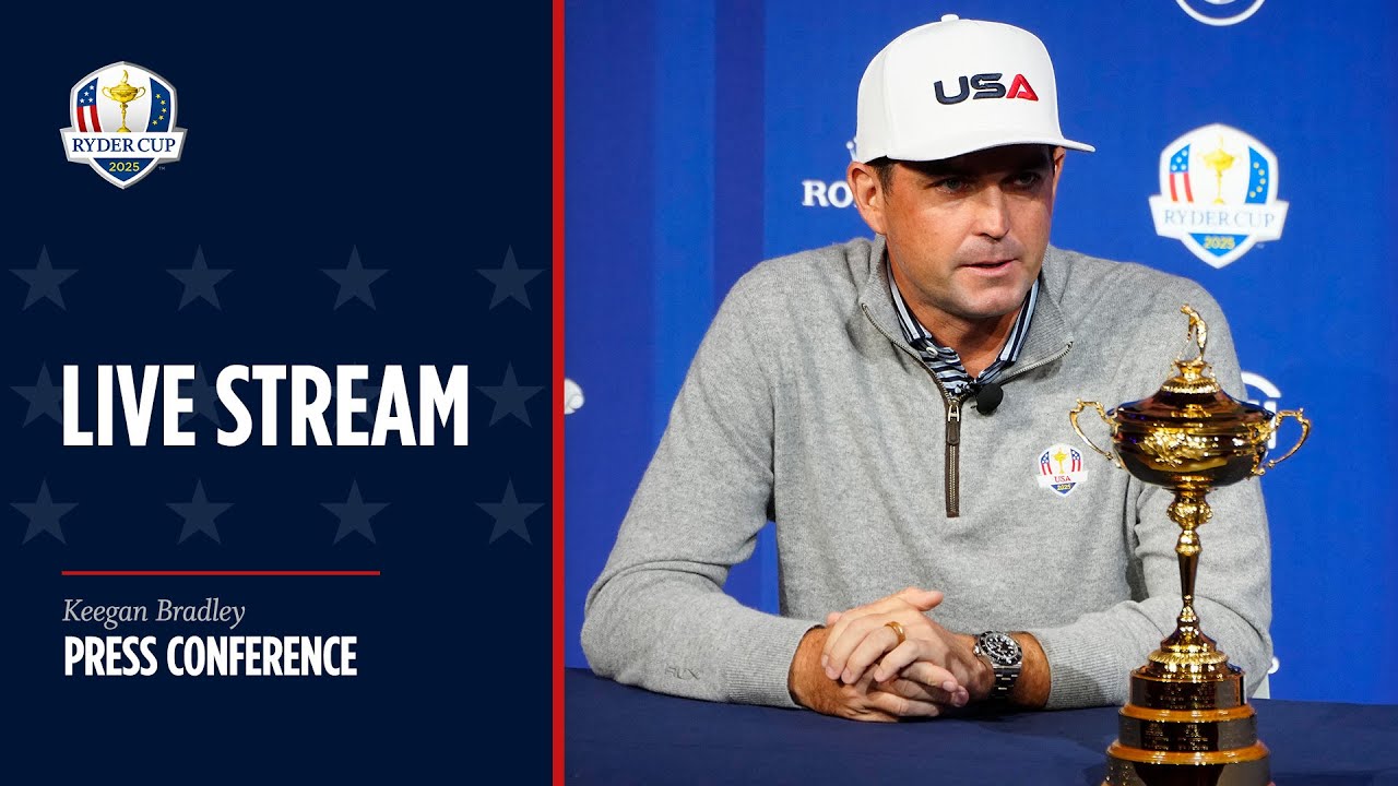 LIVE | Press Conference | U.S. Team Captain Keegan Bradley | Sep 23 | 2025 Ryder Cup LIVE | Press Conference | U.S. Team Captain Keegan Bradley | Sep 23 | 2025 Ryder Cup