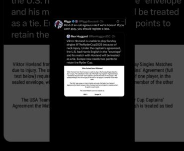 Viktor Hovland | Ryder Cup 2025 | #rydercup #golf #zachriddlegolf #rydercup2025 #golfswing