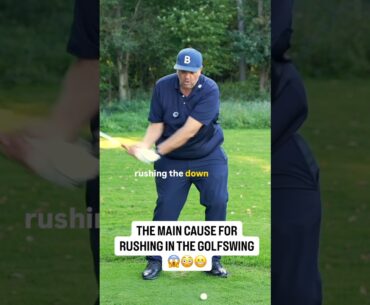 Rushing the Downswing - It starts right here! #golfswing #golftips
