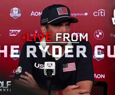 Keegan Bradley: Have to 'tip your cap' to the Europeans | Live From the Ryder Cup | Golf Channel