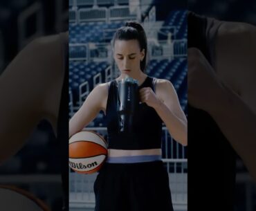 Caitlin Clark in a promo for Stanley