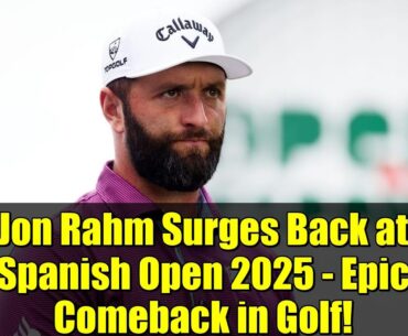 Jon Rahm Surges Back at Spanish Open 2025 - Epic Comeback in Golf!