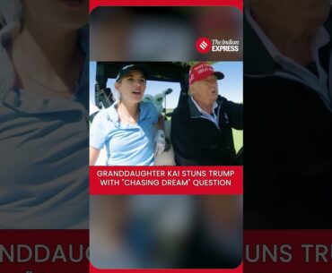 Trump Reveals His Biggest Dream On Golf Course With Granddaughter Kai!