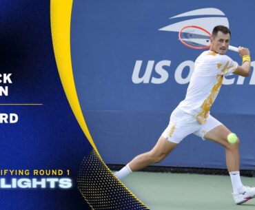 Patrick Kypson vs. Bernard Tomic Highlights | 2025 US Open Qualifying Round 1