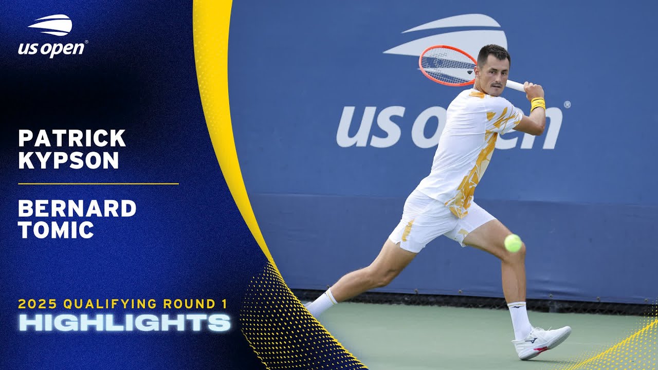 Patrick Kypson vs. Bernard Tomic Highlights | 2025 US Open Qualifying Round 1 Patrick Kypson vs. Bernard Tomic Highlights | 2025 US Open Qualifying Round 1