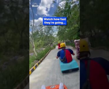 Real-life Mario Kart ends in disaster Real-life Mario Kart ends in disaster