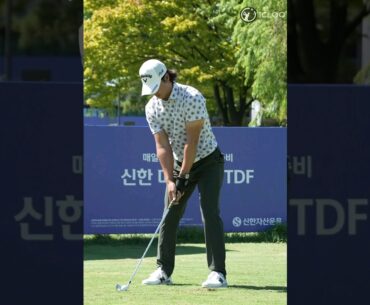 I want to hit the ball with a downblow like Ryo Ishikawa!