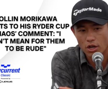 Collin Morikawa Denies HIs ‘Chaos’ Comments Inflamed USA fans at Bethpage Black Ryder Cup