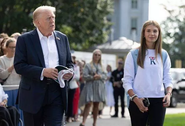 President Trump Departs Washington For The Ryder Cup In New York