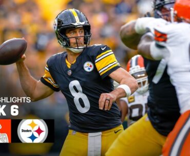 Cleveland Browns vs. Pittsburgh Steelers Game Highlights | 2025 NFL Season Week 6
