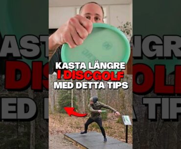 1 tips för att kasta längre i discgolf. Som du inte visste! Bättre grepp. #discgolf #tips