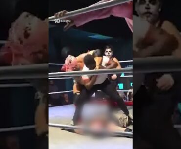 Raja Jackson Knocks Pro-Wrestler Unconscious In Ring | 10 News Raja Jackson Knocks Pro-Wrestler Unconscious In Ring | 10 News