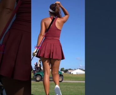 Amazing Golf Swing you need to see | Golf Girl awesome swing | Golf shorts | Jess Negromonte