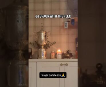 JJ Spaun with the subtle flex on Instagram 💀 (via @jjspaun, @kclairerogers IG)