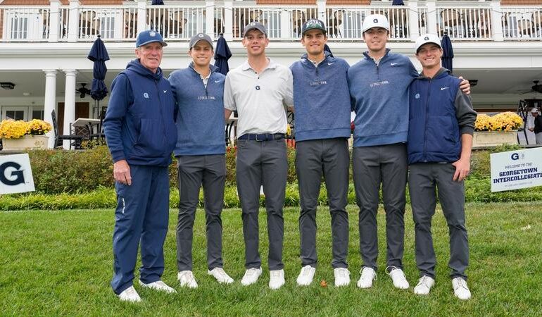 Men’s Golf Wins 41st Annual Georgetown Intercollegiate, Blake Claims First