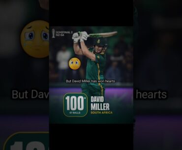 But David Miller has won hearts ❤️‍🩹