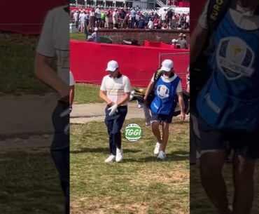 The wild , rude American fans heckling #brsyonsechambeau and Matt Fitzpatrick at #rydercup! #golf The wild , rude American fans heckling #brsyonsechambeau and Matt Fitzpatrick at #rydercup! #golf