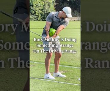 Everyone should try this Rory McIlroy drill on the driving range. 🔥 (📹: DP World Tour)