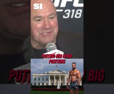 Dana White Can't 'Risk' Letting Jon Jones Fight on White House Card 😳 | Sports Illustrated