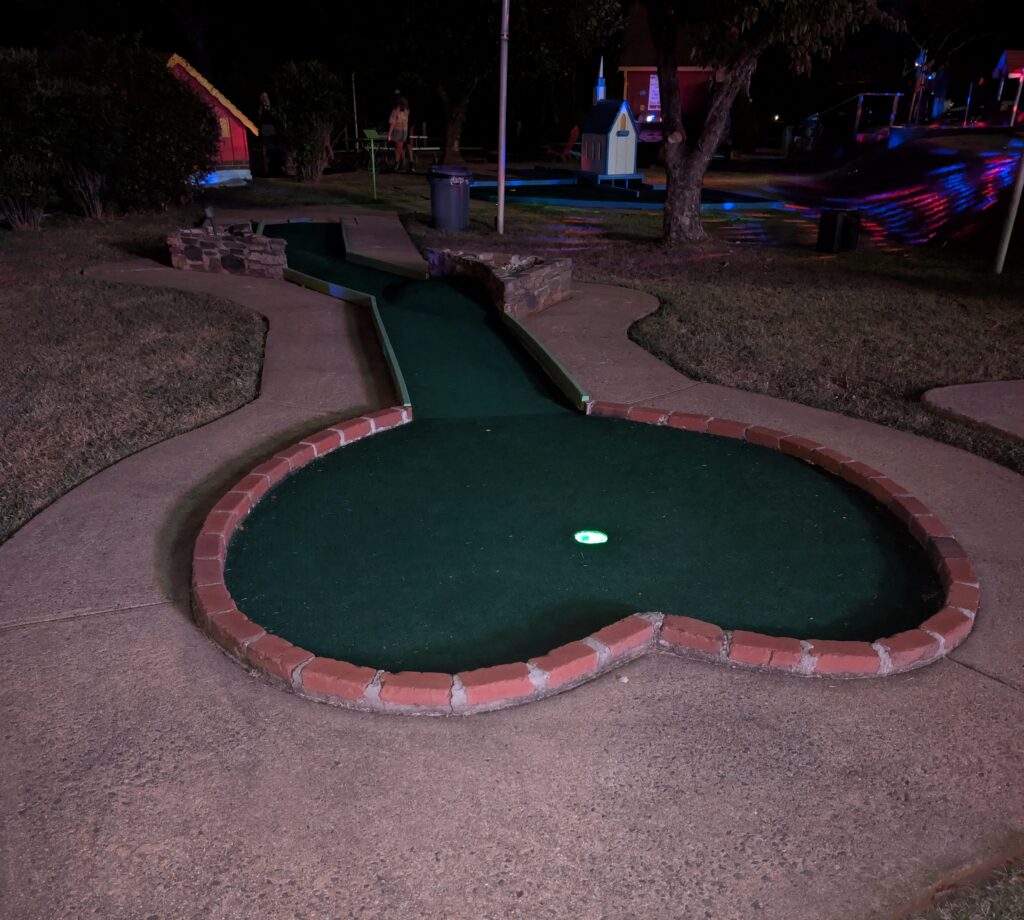 Idk if this applies here, but whoever designed this putt putt course absolutely knew what they were doing right?
