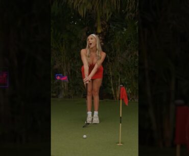Amazing Golf Swing you need to see | Golf Girl awesome swing | Golf shorts | Morgan Rae