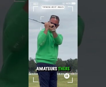 Golf Pros vs Amateurs With Topswing Wrist Angles - See Sean Foley, Aimee Cho, Tiger Woods, Rory