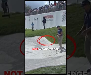 He Used a Putter… in the Bunker?!😱