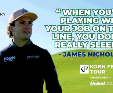 MIC’D UP with James Nicholas before Korn Ferry Tour Championship