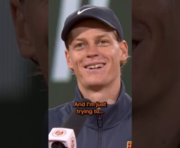 Jannik is a fashion SINNER 😂 #rolandgarros