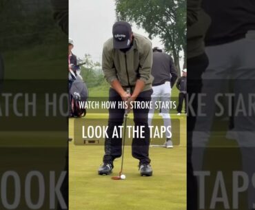 Xander Schauffele Putting- Special Move to Starting the Putting Backstroke Xander Schauffele Putting- Special Move to Starting the Putting Backstroke