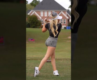 Amazing Golf Swing you need to see | Golf Girl awesome swing | Golf shorts | Kaelee Rene