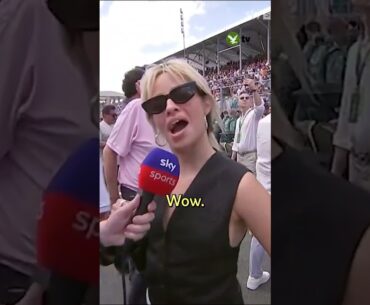 Martin Brundle bumps into Camila Cabello at Miami F1 #f1 #shorts
