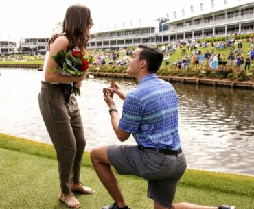 Sergio Garcia helps with marriage proposal at THE PLAYERS