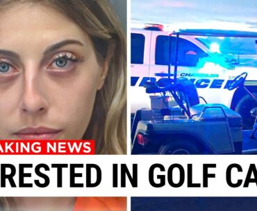 Woman ARRESTED In Florida For Driving Golf Cart On Highway..