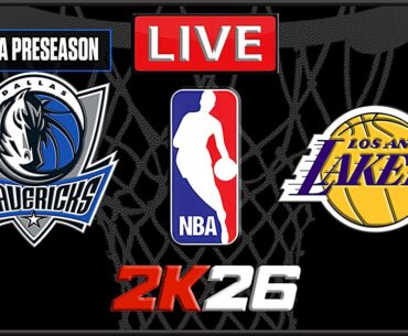 NBA Live! MAVERICKS VS LAKERS (OT) | PRESEASON | los angeles vs dallas | OVERTIME | NBA 2K26