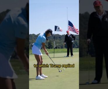 Kai Trump Shares Rare Bonding Moment With Grandfather Donald Trump during round of golf #trump Kai Trump Shares Rare Bonding Moment With Grandfather Donald Trump during round of golf #trump