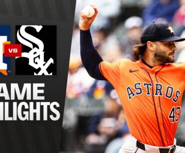 Astros vs. White Sox Game Highlights (5/4/25) | MLB Highlights