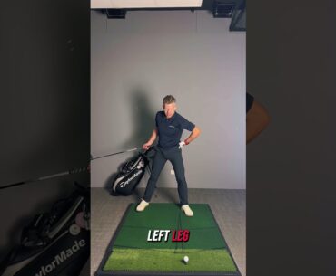 How I hit the driver keeping my weight on the left side 🏌️#stackandtilt #golftips #golf