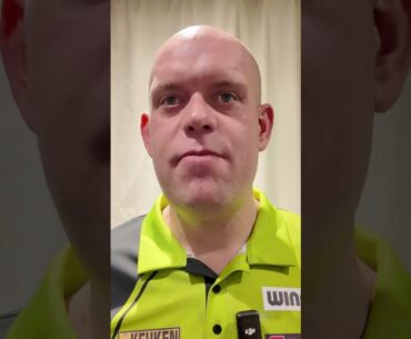 Don’t speak till you hear a better player michael van gerwen MVG darts