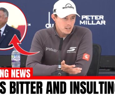 Ryder Cup MELTDOWN! Matt Fitzpatrick SLAMS PGA President in Explosive Trophy Clash!