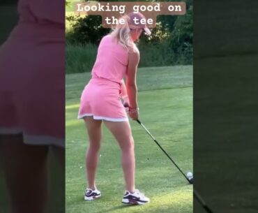 Nice setup and drive #golf #golfswing #girlgolfers Nice setup and drive #golf #golfswing #girlgolfers