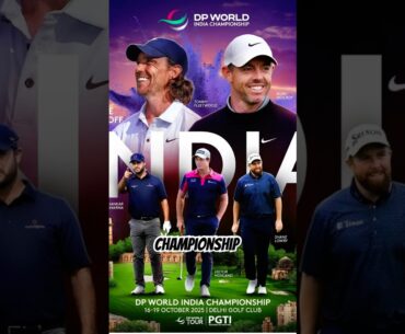 India’s Biggest Ever Golf Tournament is here ⛳️ #dpworldtour