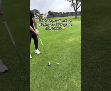 First time on a PGA fairway — how would you play it? 🏌️♂️ First time on a PGA fairway — how would you play it? 🏌️♂️