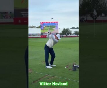 🔥 Viktor Hovland's Ryder Cup Range Session: Is This The Best Golf Swing On Tour?! 🏌️‍♂️⛳️