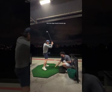 Last two minutes on the range — how fast could you go? 🏃♂️🏌️ Last two minutes on the range — how fast could you go? 🏃♂️🏌️